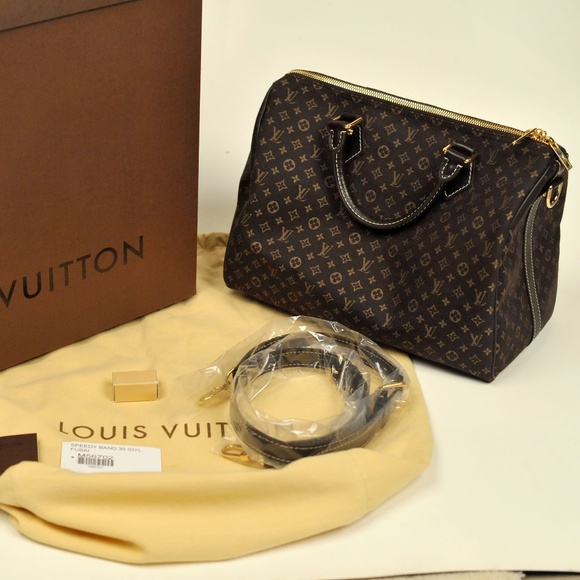 Louis Vuitton Handbags - LOUIS VUITTONFusain Idylle Monogram Speedy Bandouliere 30 Bag NWT.